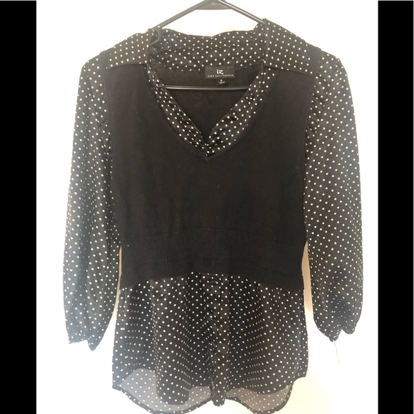 Iz Byer Polka Dot Blouse - Picture 1 of 5
